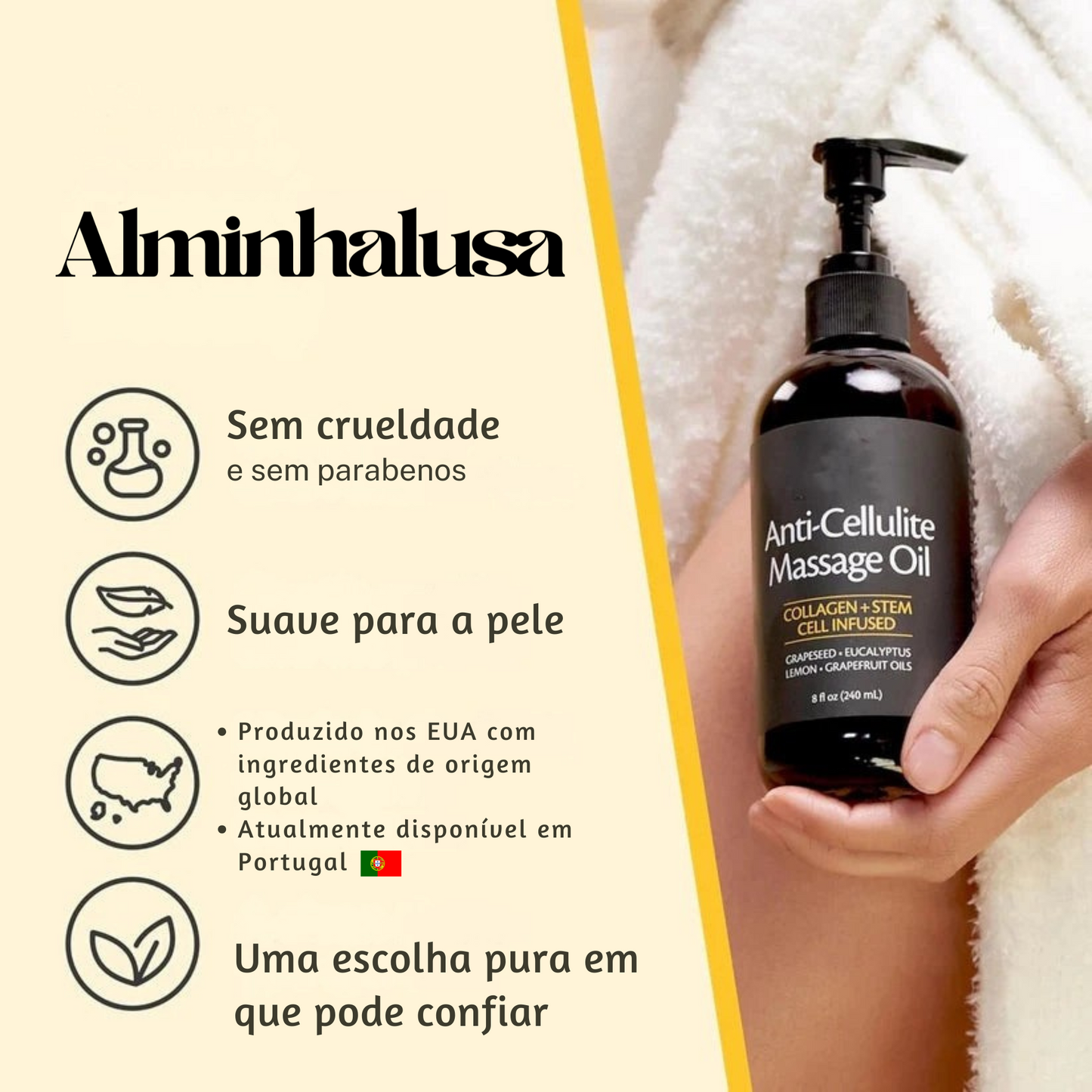 Óleo de Massagem Anticelulite