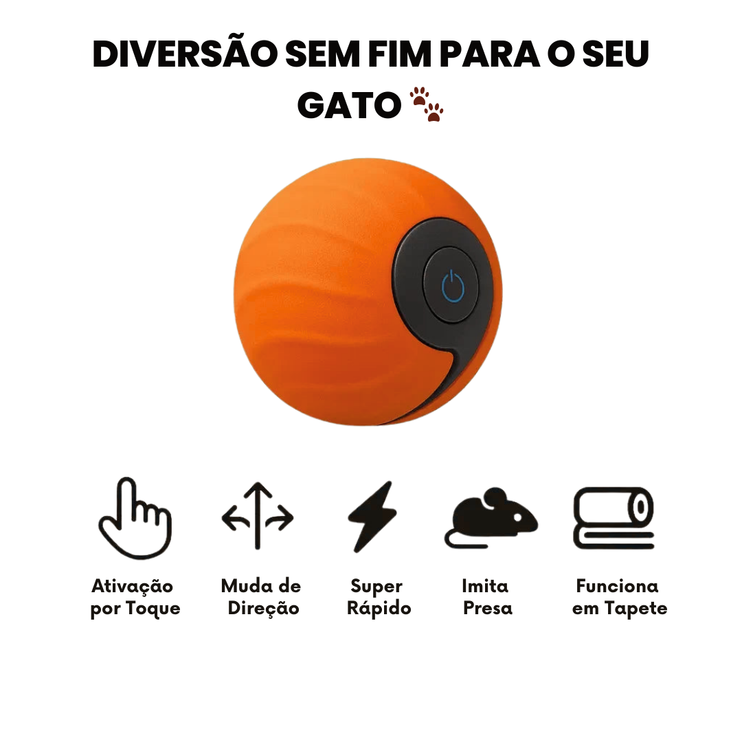 Brinquedo Interativo para Gatos – PawBall™