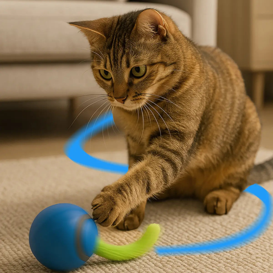 Brinquedo Interativo para Gatos – PawBall™
