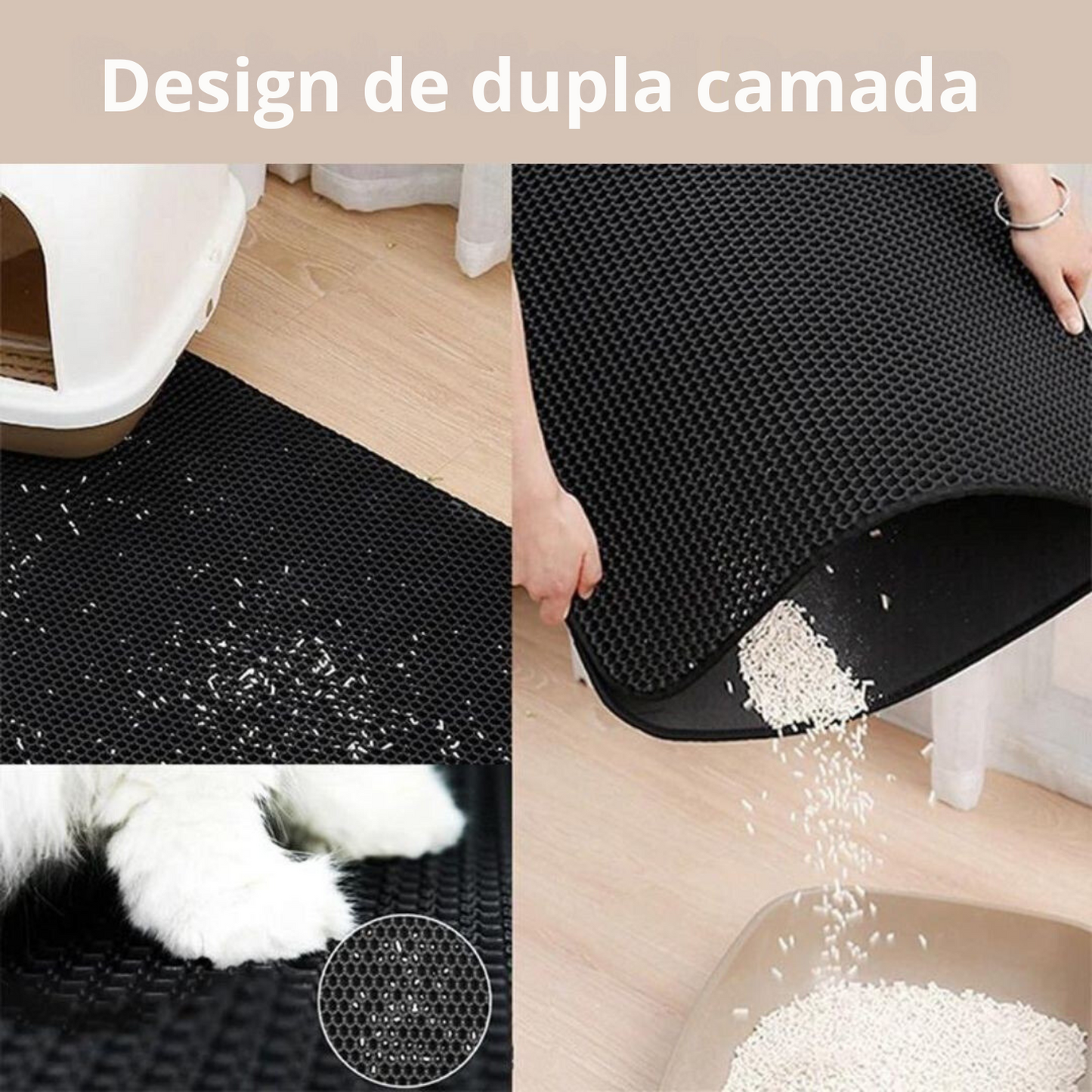 PawPad – Tapete Apanha-Areia para Gatos