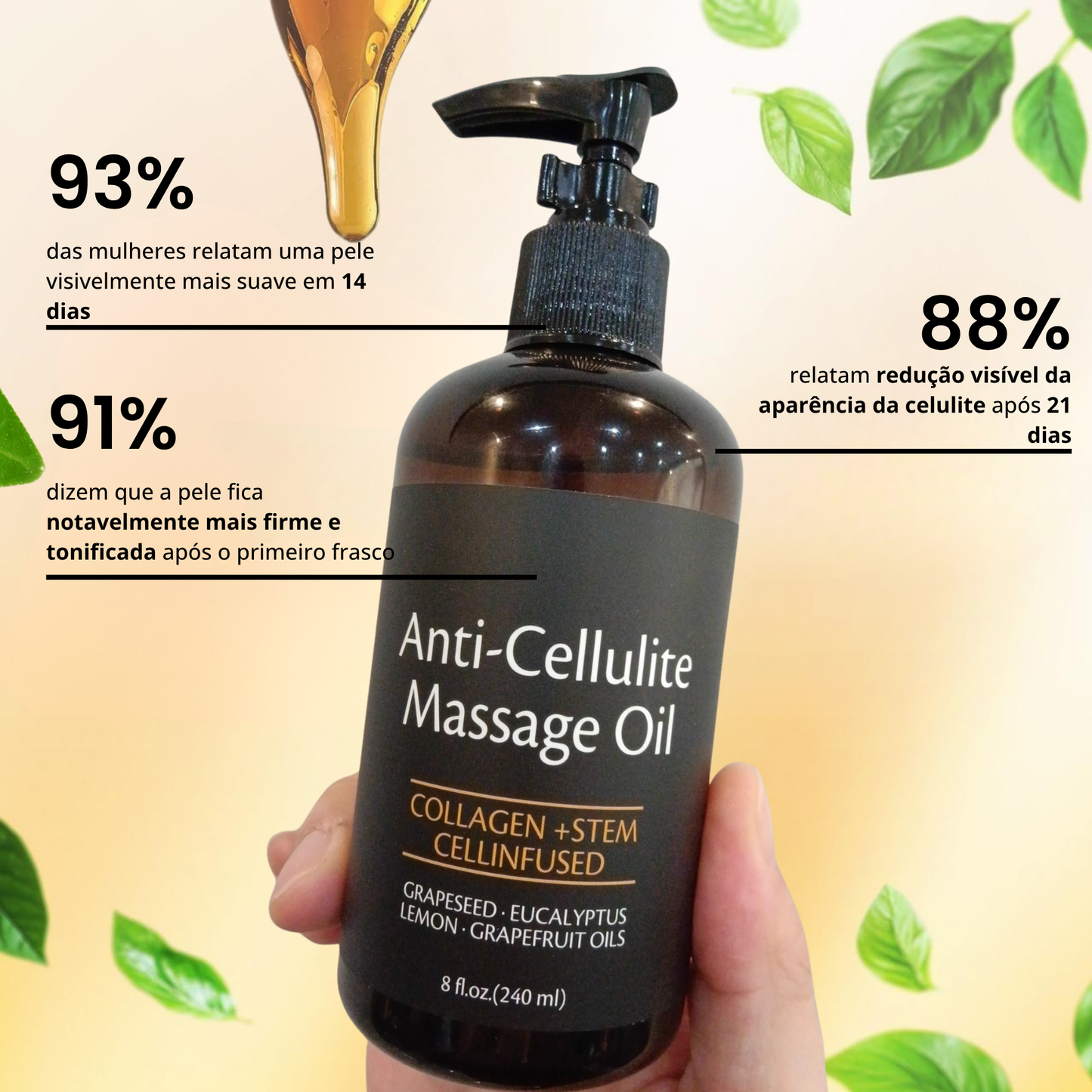 Óleo de Massagem Anticelulite