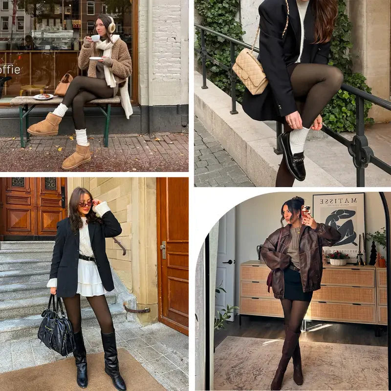 Collants Térmicas de Polar - Modeladoras e Quentinhas