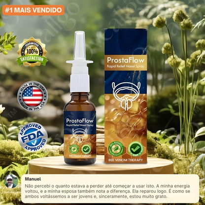 ProstaFlow PRO - Pulverizador Nasal de Alívio Rápido para a Próstata
