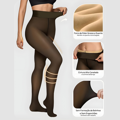 Collants Térmicas de Polar - Modeladoras e Quentinhas