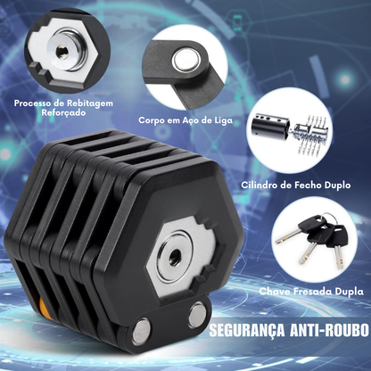 TitanGuard Pro – O Cadeado Dobrável de Bicicleta Definitivo