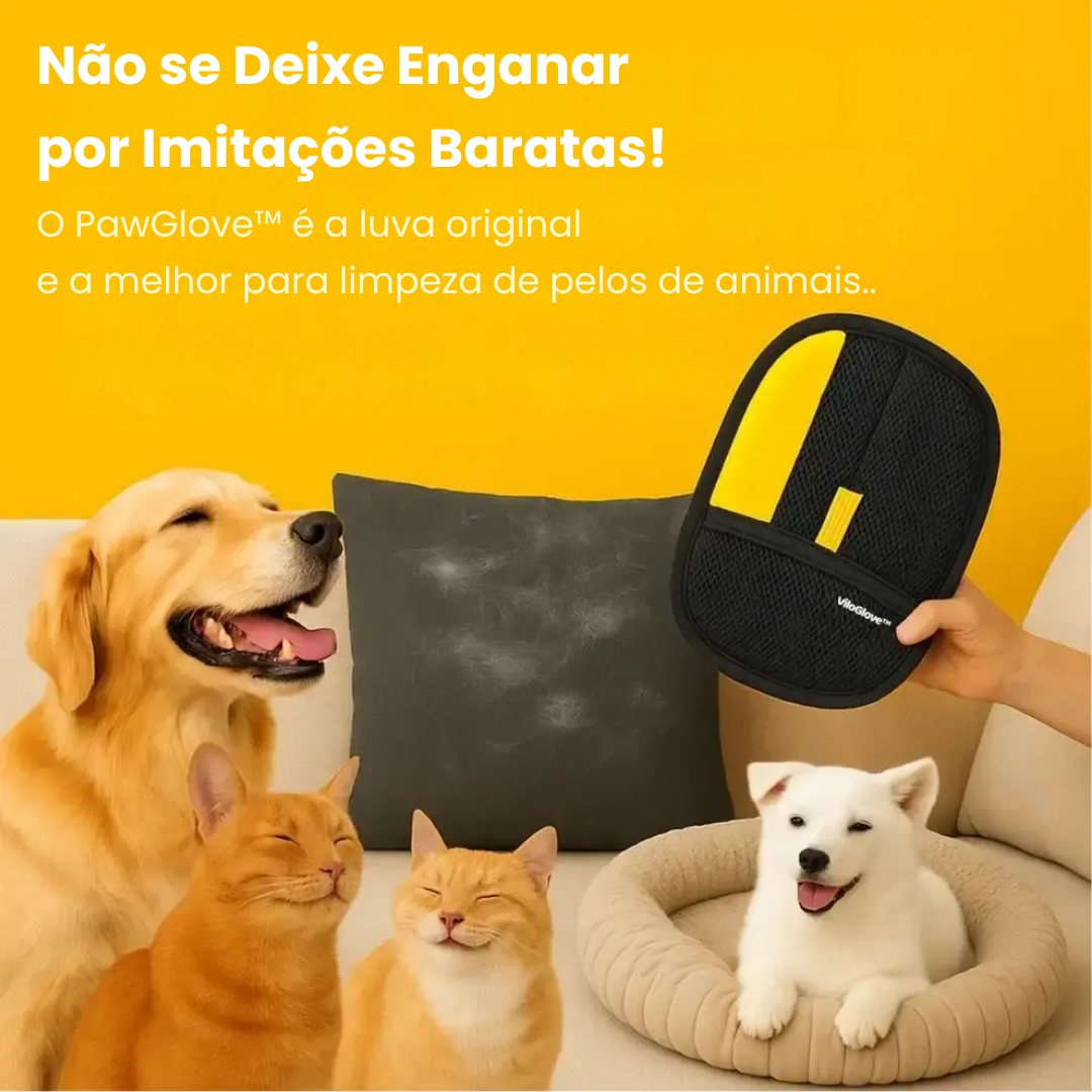 Luva Removedora de Pelos para Cães e Gatos – PawGlove™
