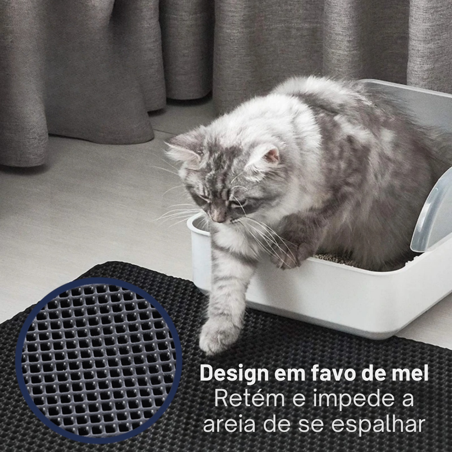 PawPad – Tapete Apanha-Areia para Gatos