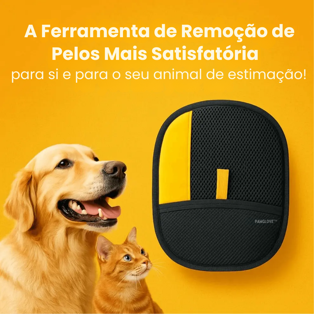 Luva Removedora de Pelos para Cães e Gatos – PawGlove™
