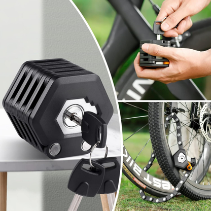 TitanGuard Pro – O Cadeado Dobrável de Bicicleta Definitivo
