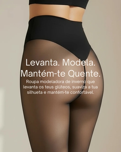 Collants Térmicas de Polar - Modeladoras e Quentinhas