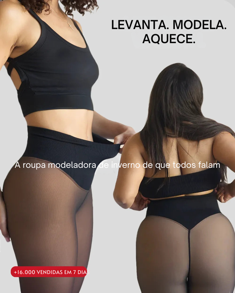 Collants Térmicas de Polar - Modeladoras e Quentinhas