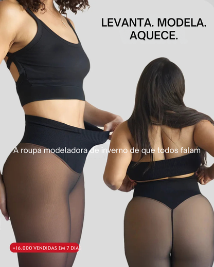 Collants Térmicas de Polar - Modeladoras e Quentinhas